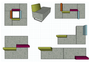Figure Ottoman | Modular Seating | Class Furniture Solutions