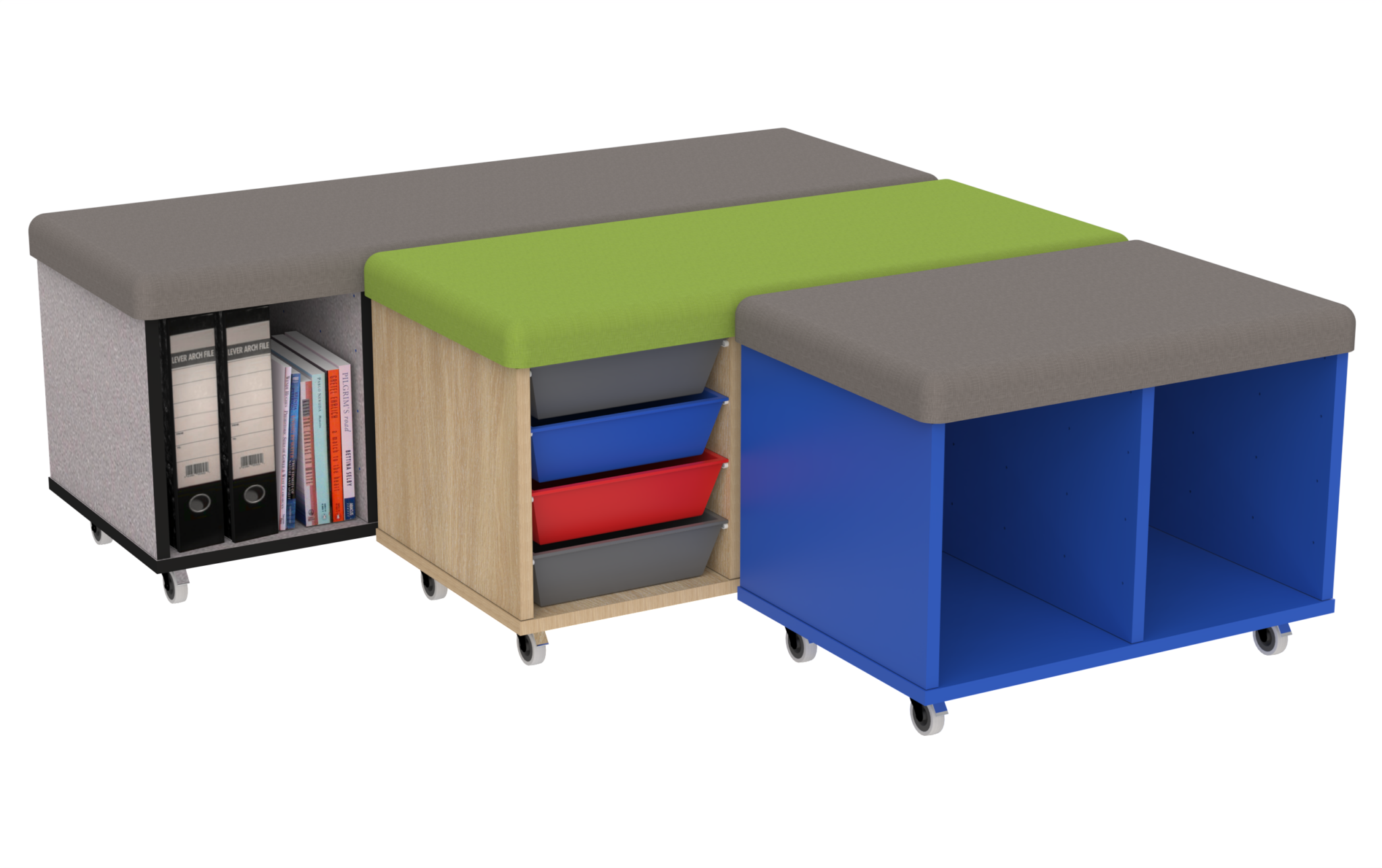 Buy Buddy Sit-On Storage Trolleys online - class* Furniture Solutions